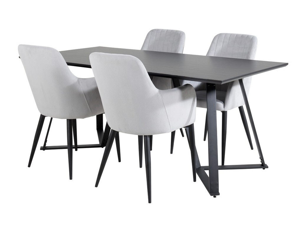 Conjunto para refeições Dallas 1618 (Cinzento claro)