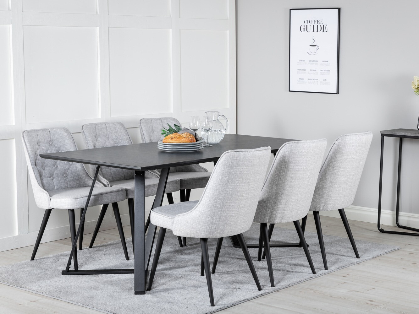 Conjunto para refeições Dallas 1629 (Cinzento)