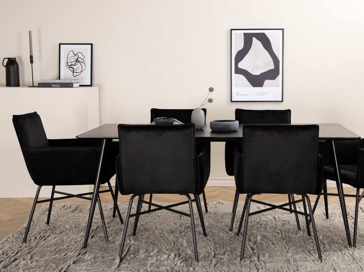 Conjunto para refeições Dallas 2677 (Preto)