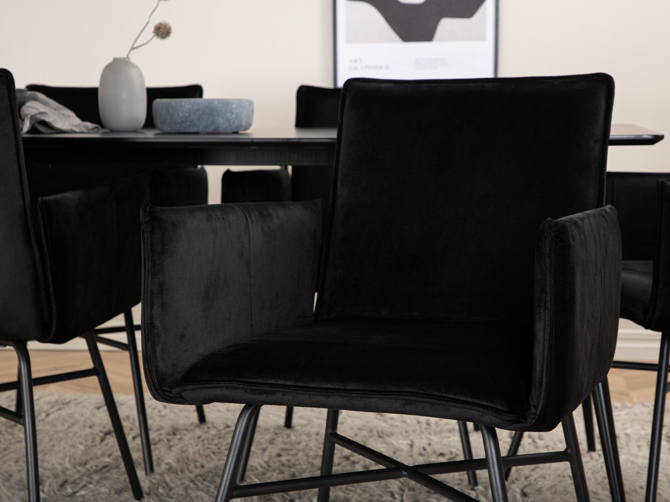 Conjunto para refeições Dallas 2677 (Preto)