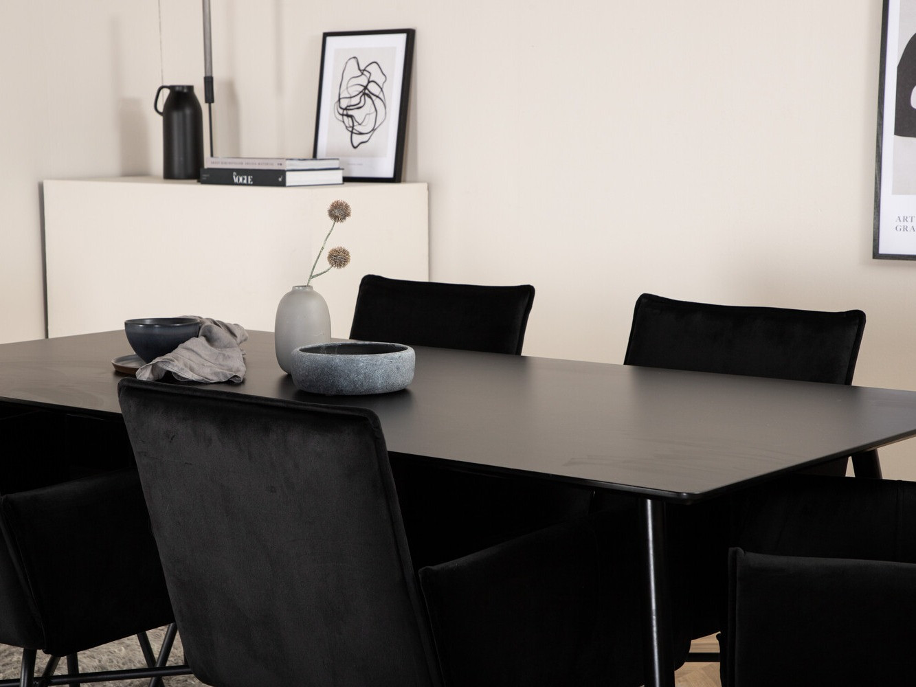 Conjunto para refeições Dallas 2677 (Preto)