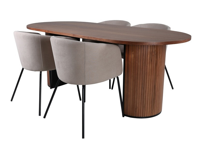 Conjunto para refeições Dallas 2749 (Bege + Preto)