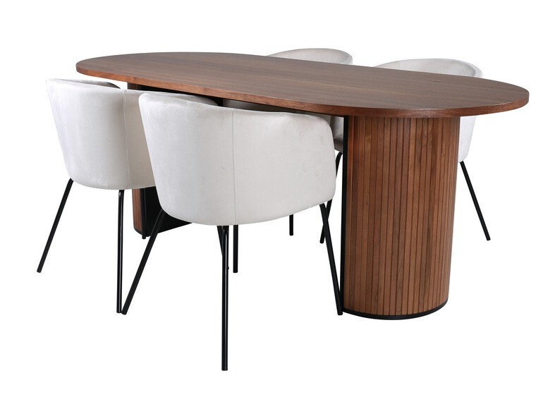 Conjunto para refeições Dallas 2749 (Creme + Preto)