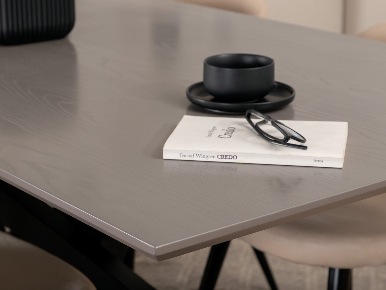 Conjunto para refeições Dallas 3035 (Creme + Preto)