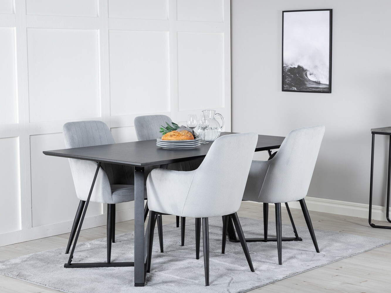 Conjunto para refeições Dallas 1618 (Cinzento claro)