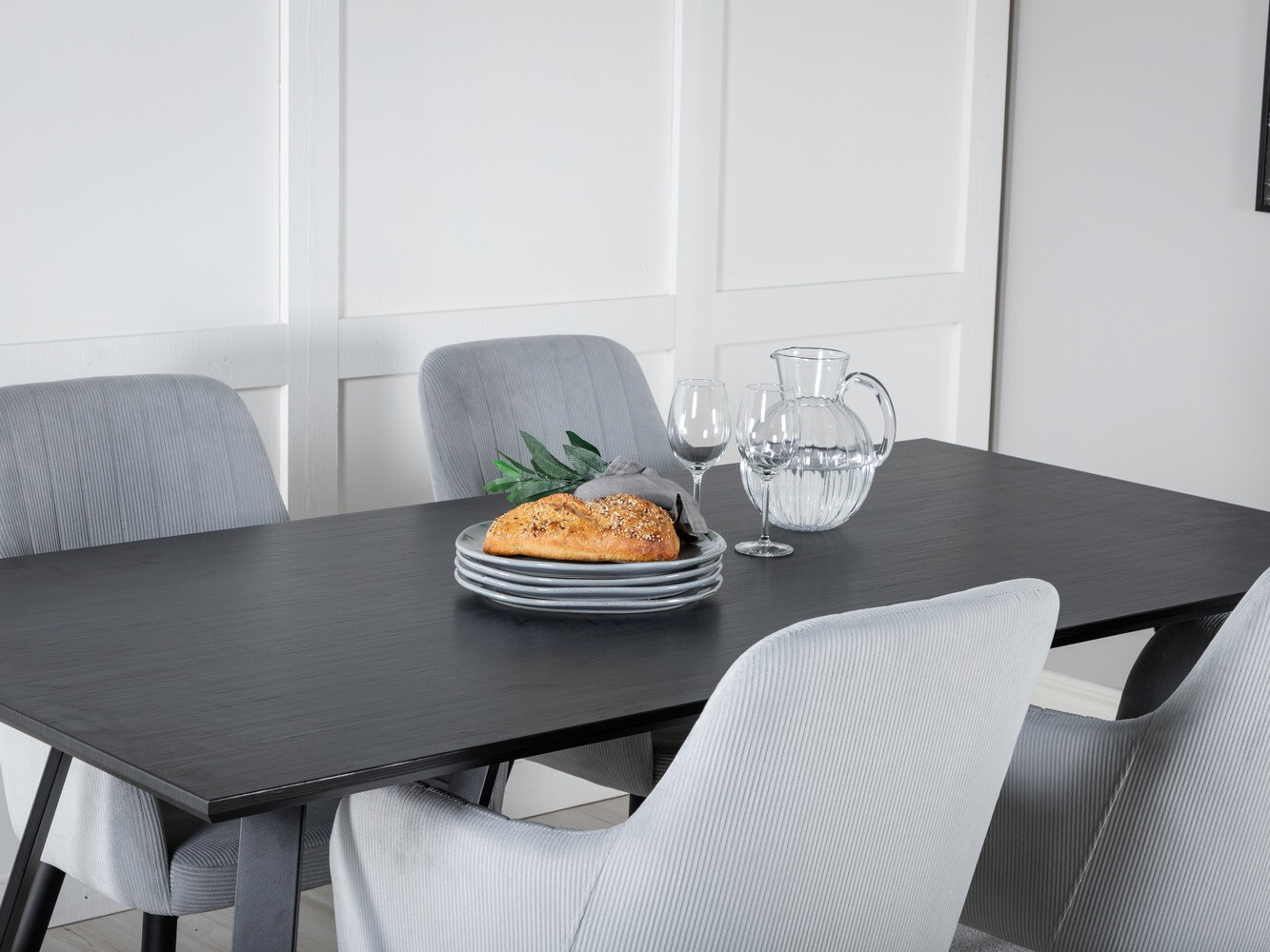 Conjunto para refeições Dallas 1618 (Cinzento claro)