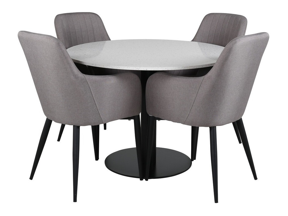 Conjunto para refeições Dallas 2438 (Preto + Cinzento)