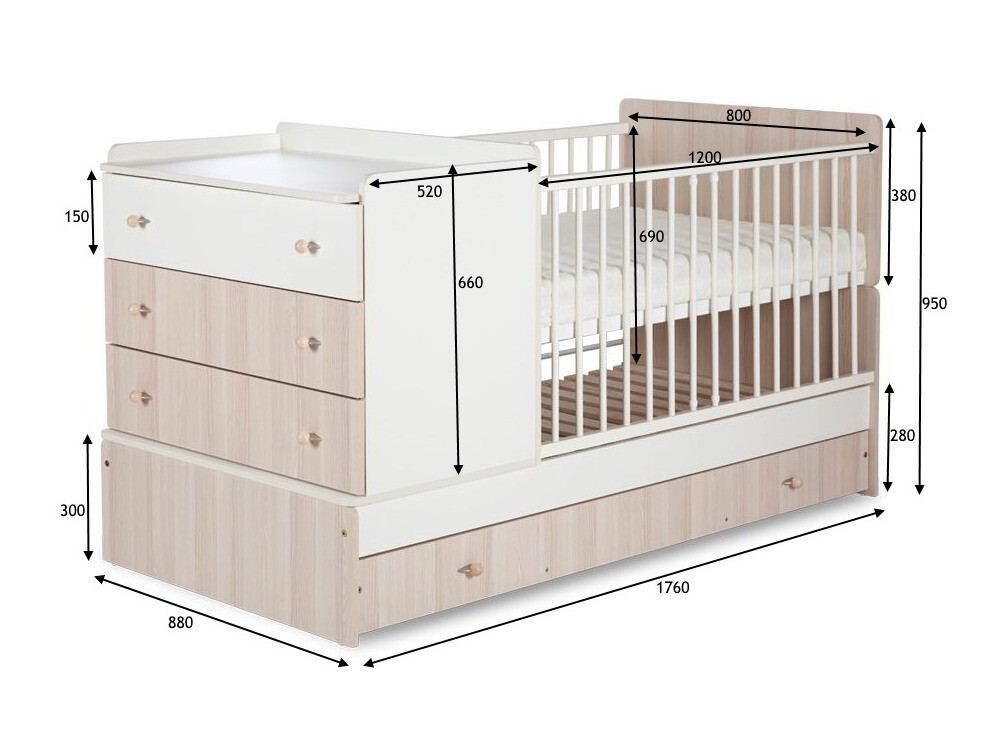 Berço para bebé Elgin 101