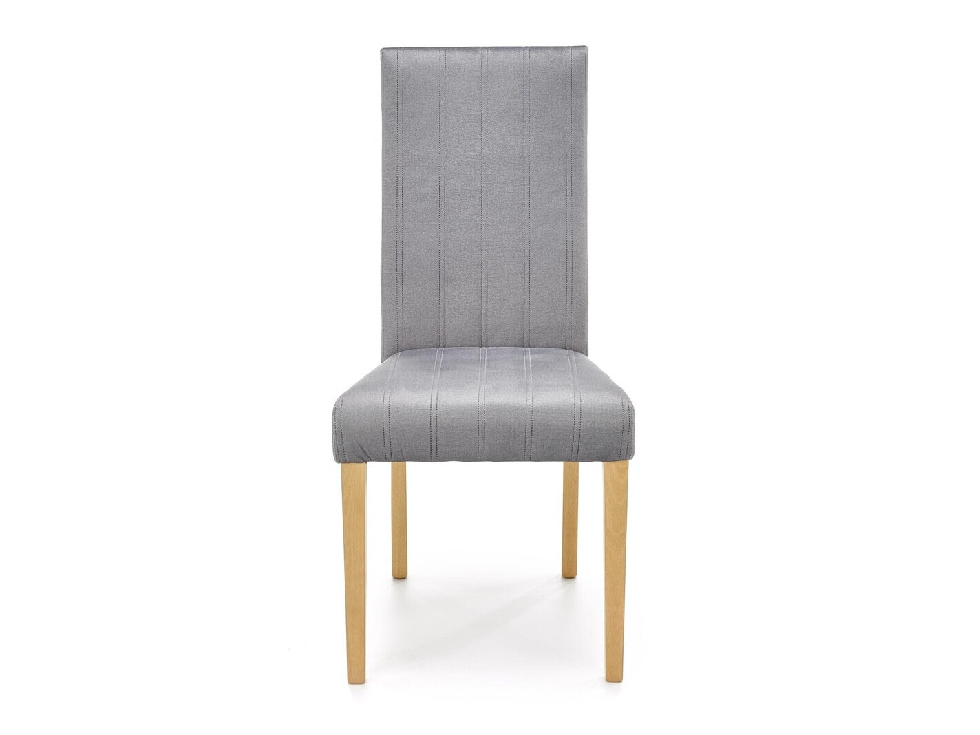 Cadeira Houston 1216 (Cinzento claro + Madeira clara)