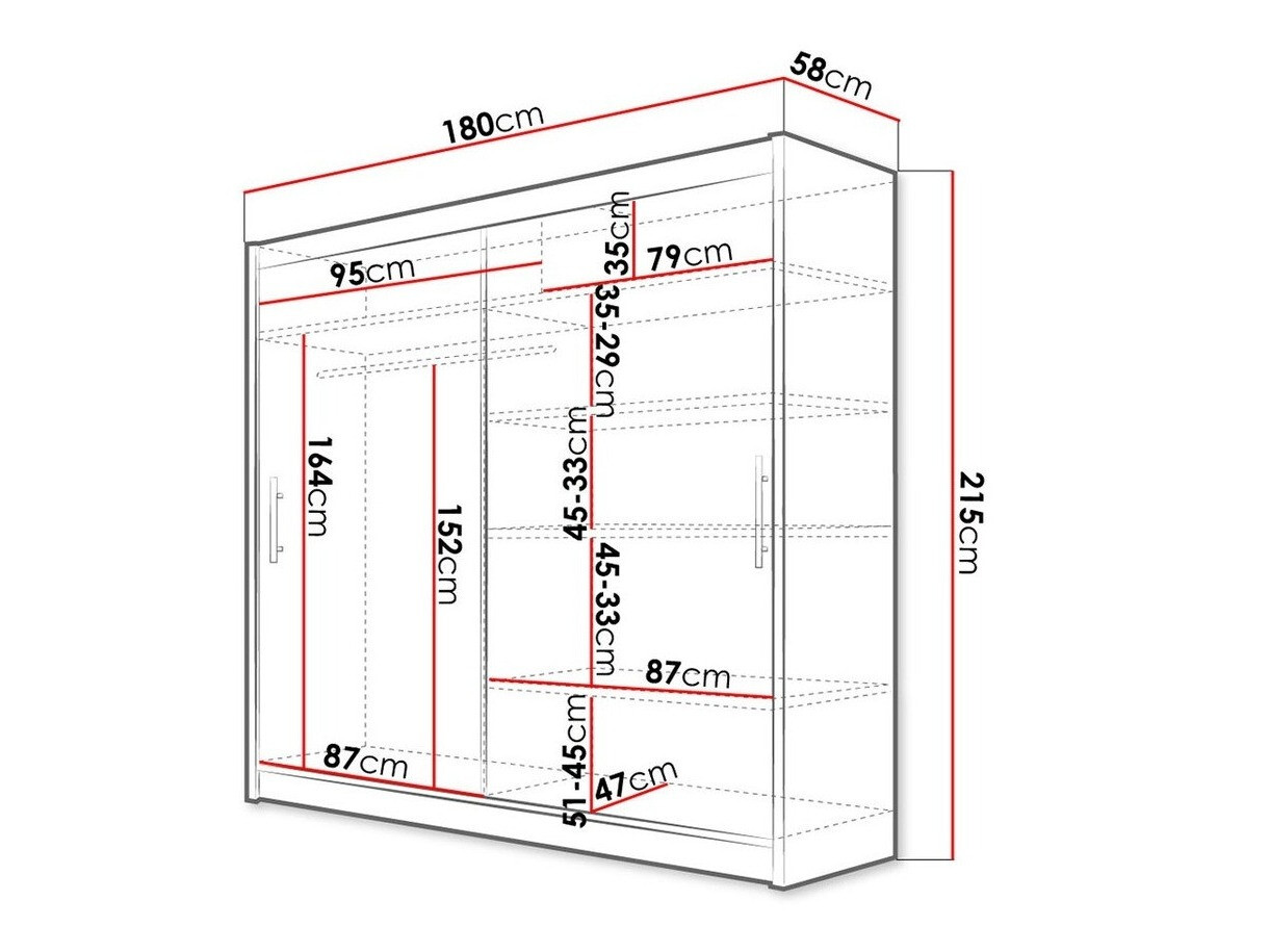 Roupeiro Closico Pallor I (Preto)