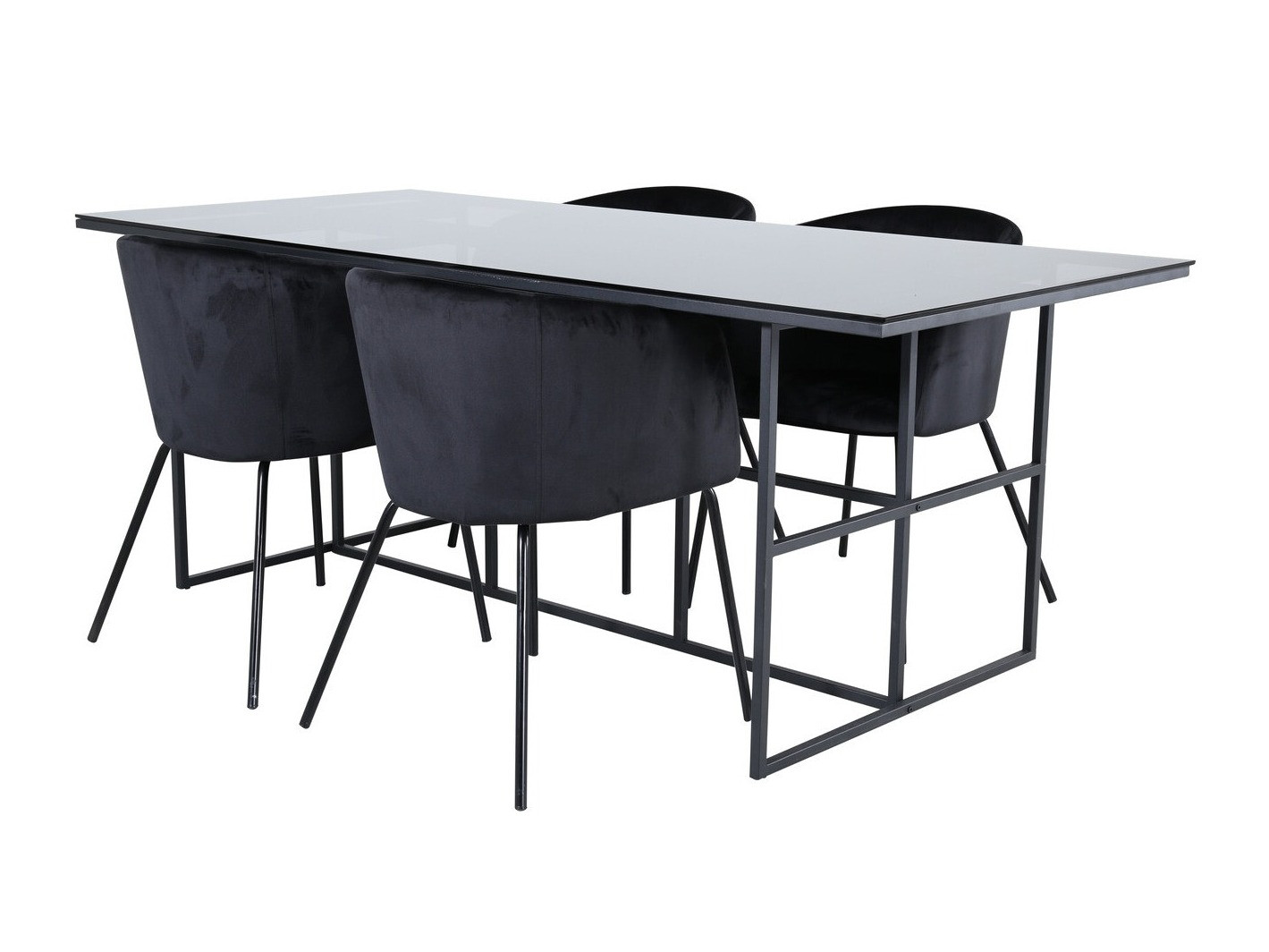 Conjunto para refeições Dallas 3044 (Preto)