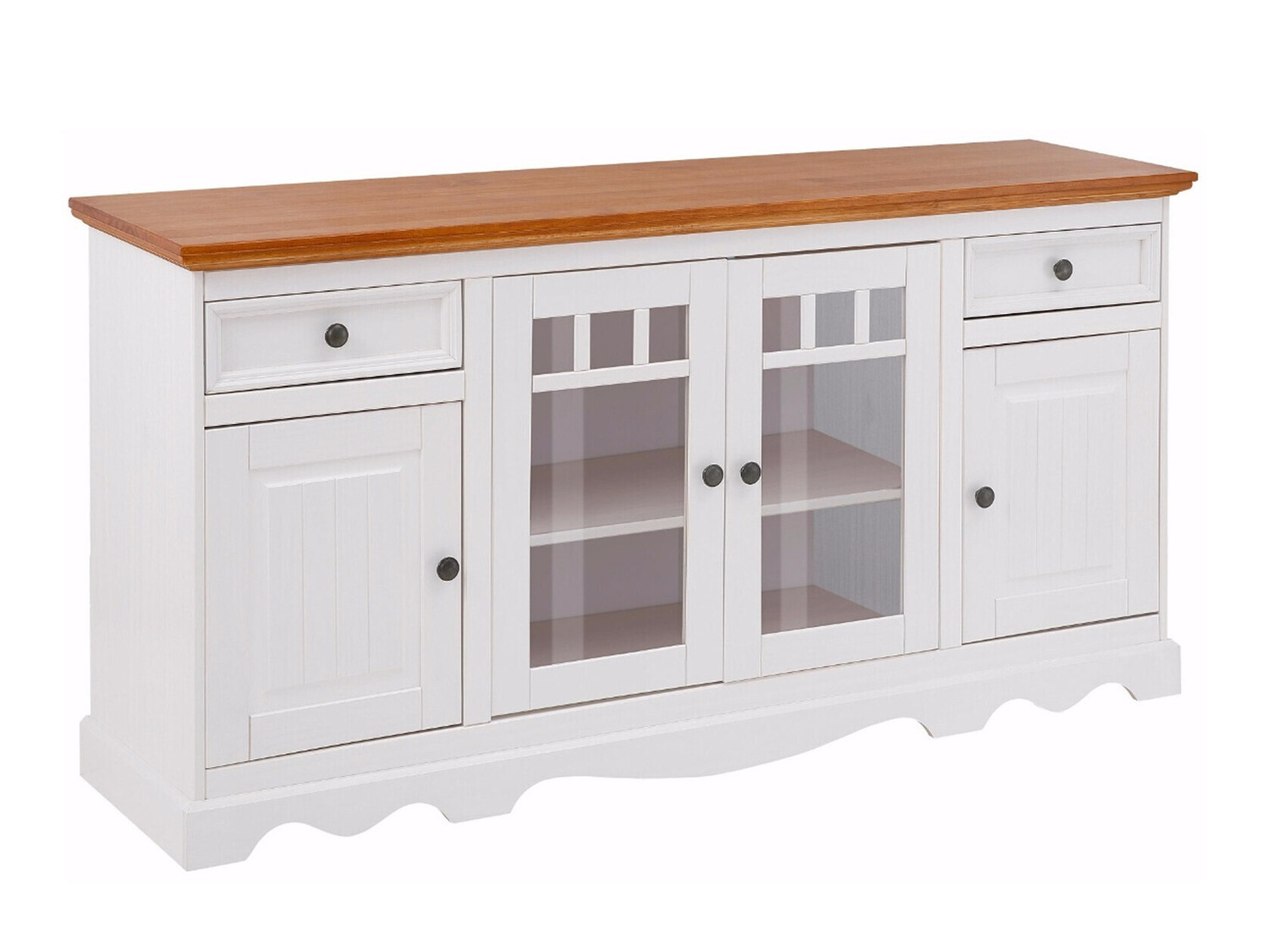 Cómoda Fentivo 107 (Branco + Carvalho de mel)