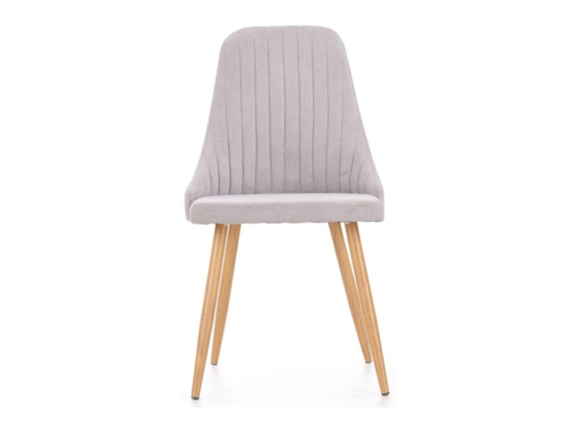 Cadeira Houston 580 (Cinzento claro + Madeira clara)