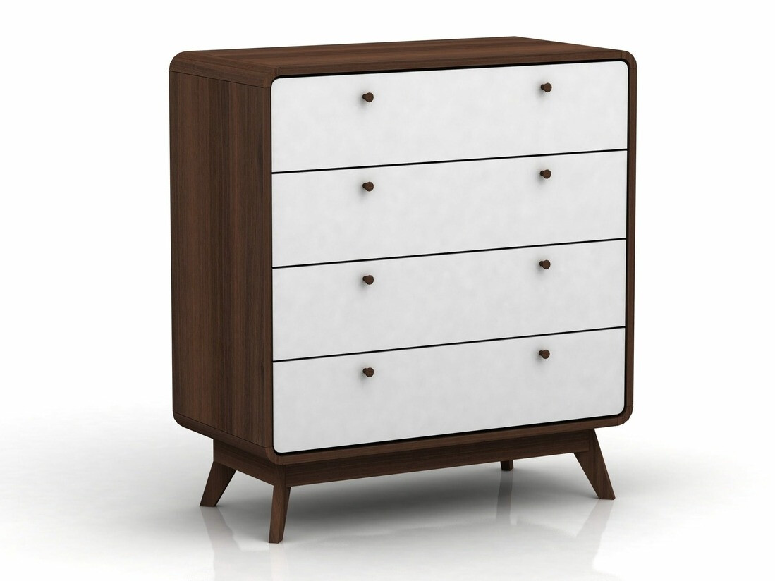 Cómoda Elbtena 112 (Nogueira + Branco)