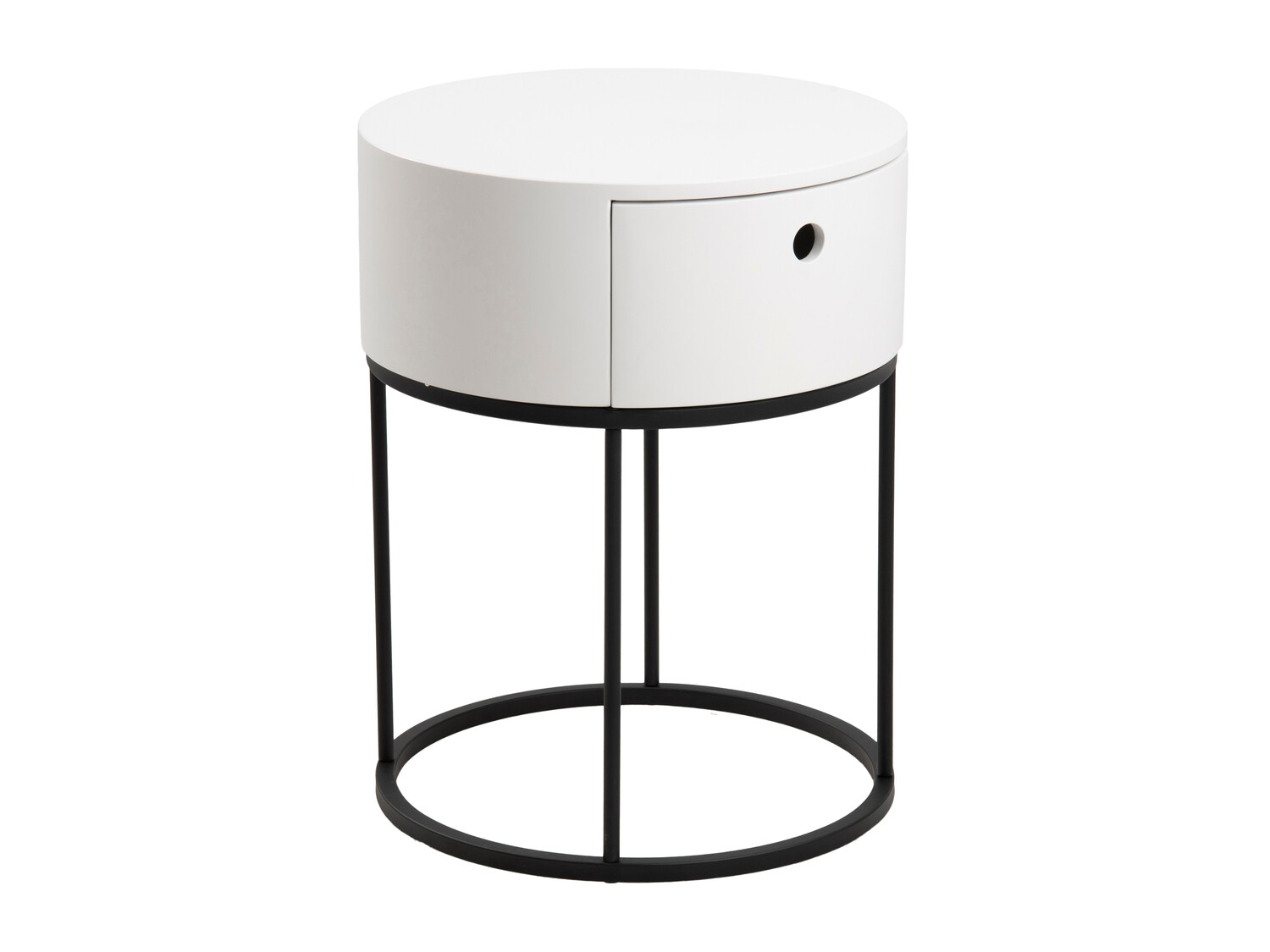 Mesa de apoio Norsica 595 (Branco + Preto)