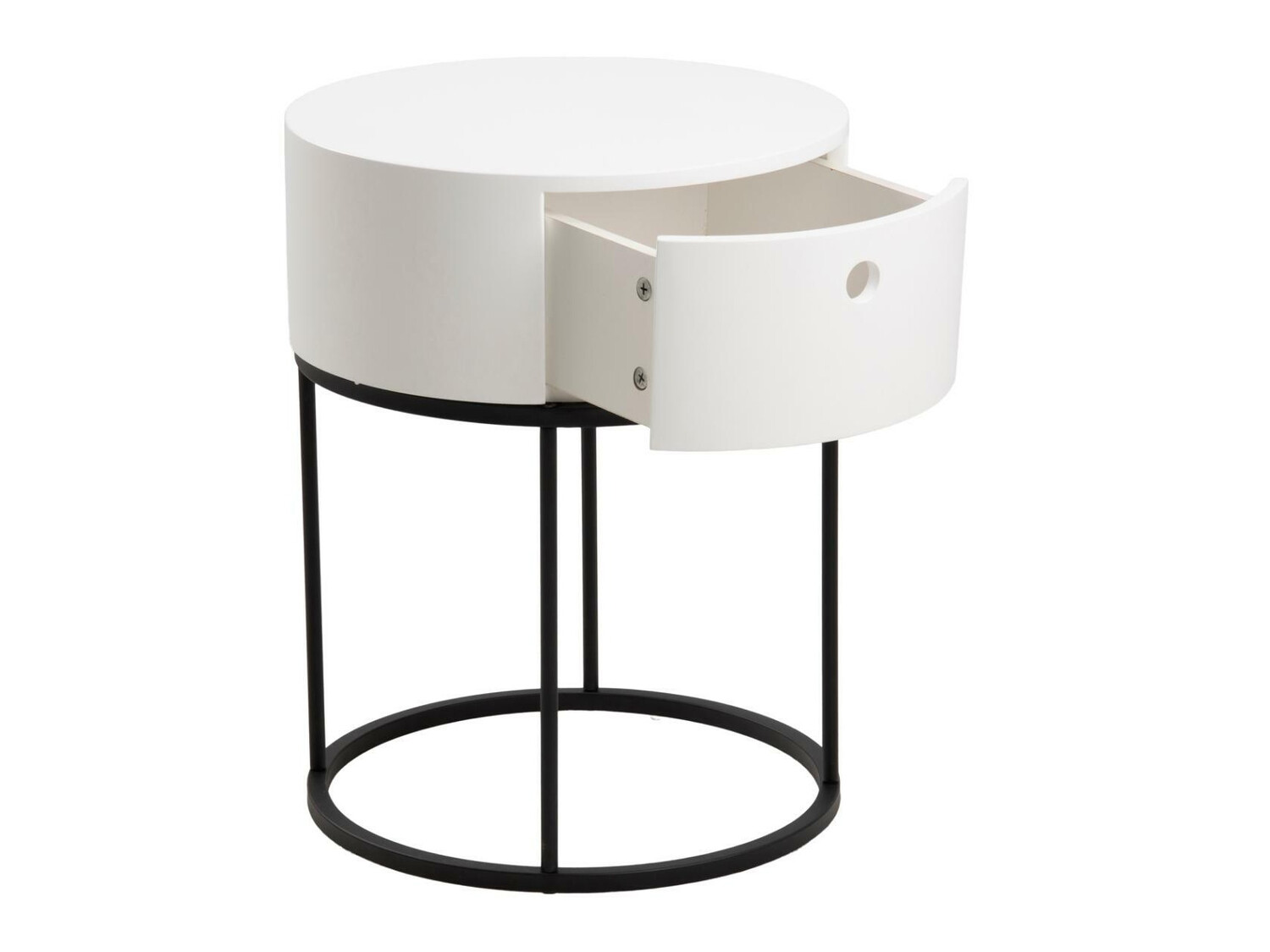 Mesa de apoio Norsica 595 (Branco + Preto)