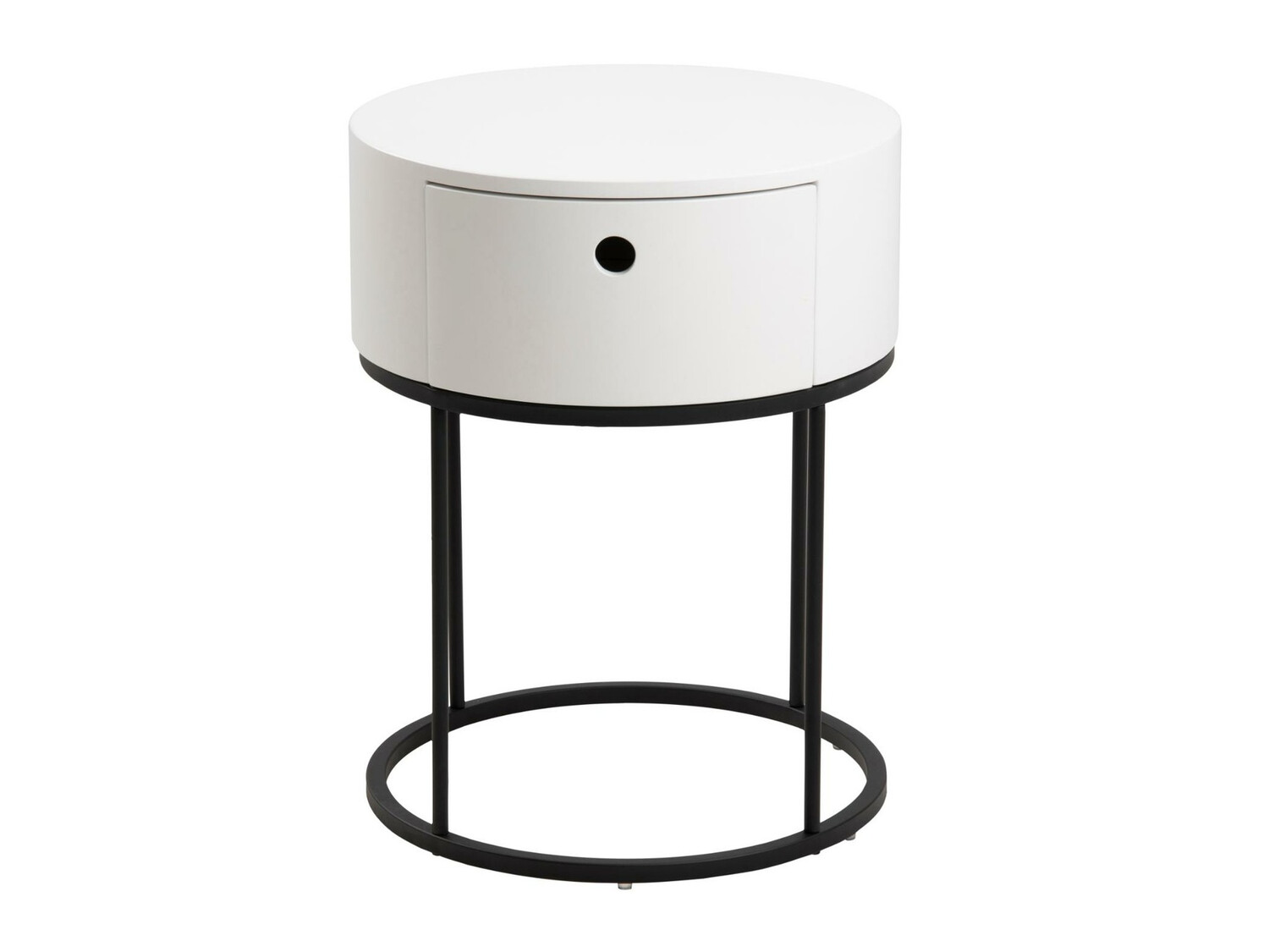 Mesa de apoio Norsica 595 (Branco + Preto)