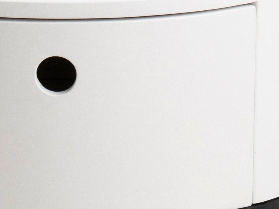 Mesa de apoio Norsica 595 (Branco + Preto)