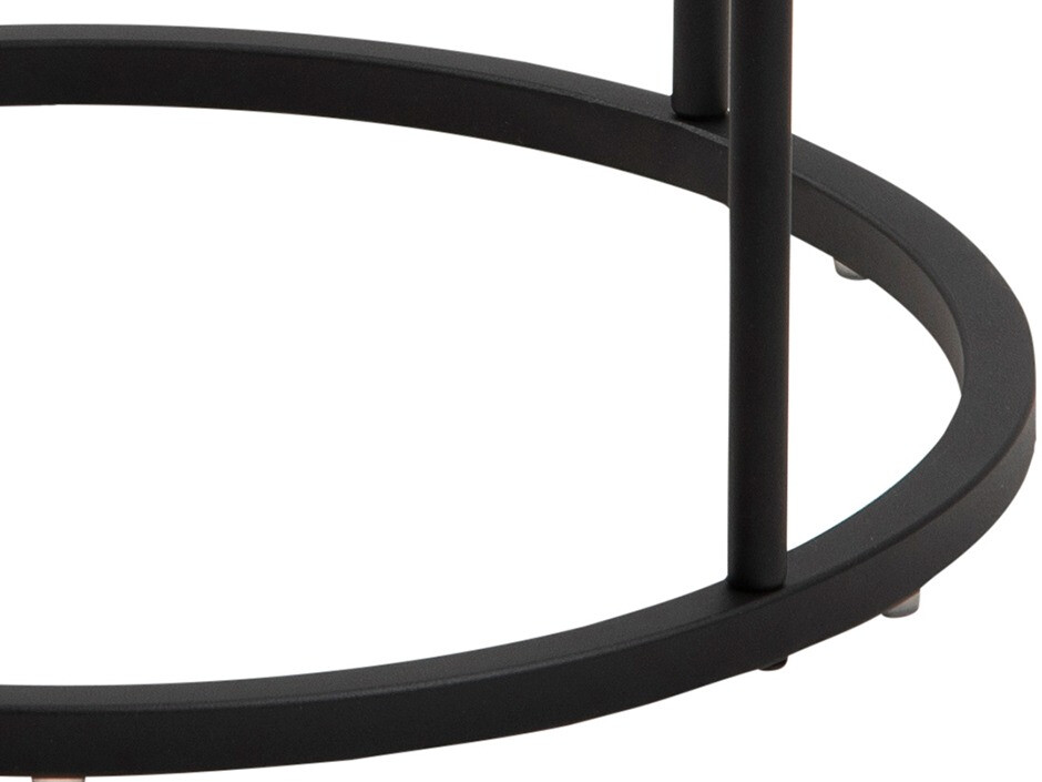 Mesa de apoio Norsica 595 (Branco + Preto)