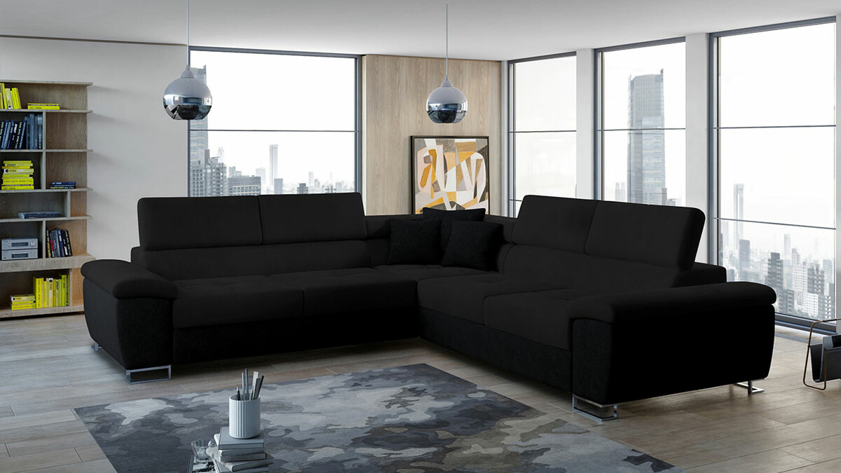 Sofá de canto Comfivo 265 (Muna 14 + Uttario Velvet 2980)