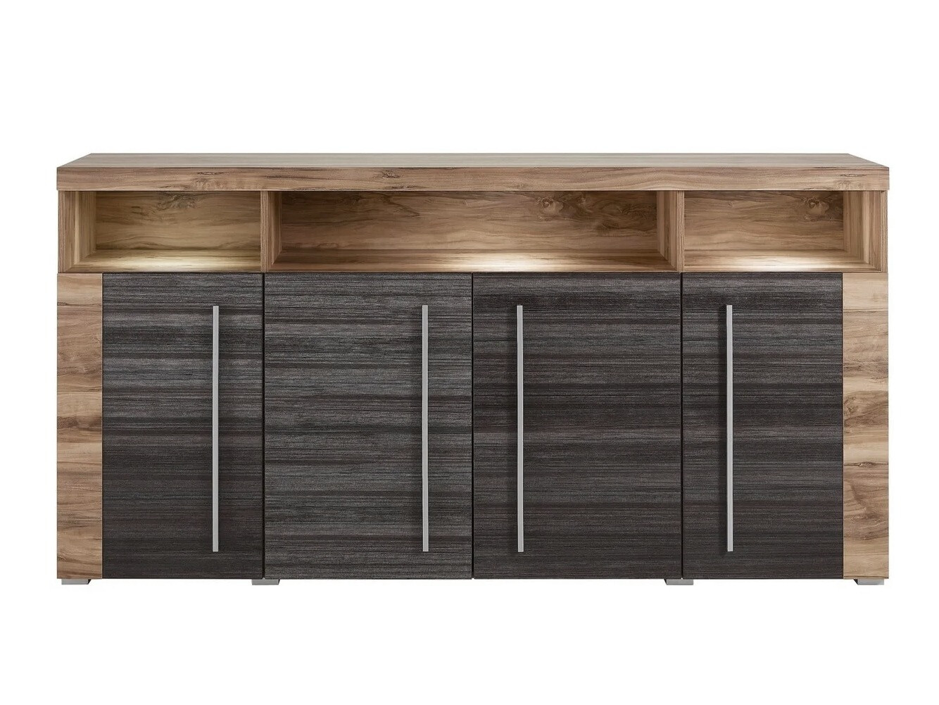 Aparador Sorciro 107 (Noz + Carvalho escuro)