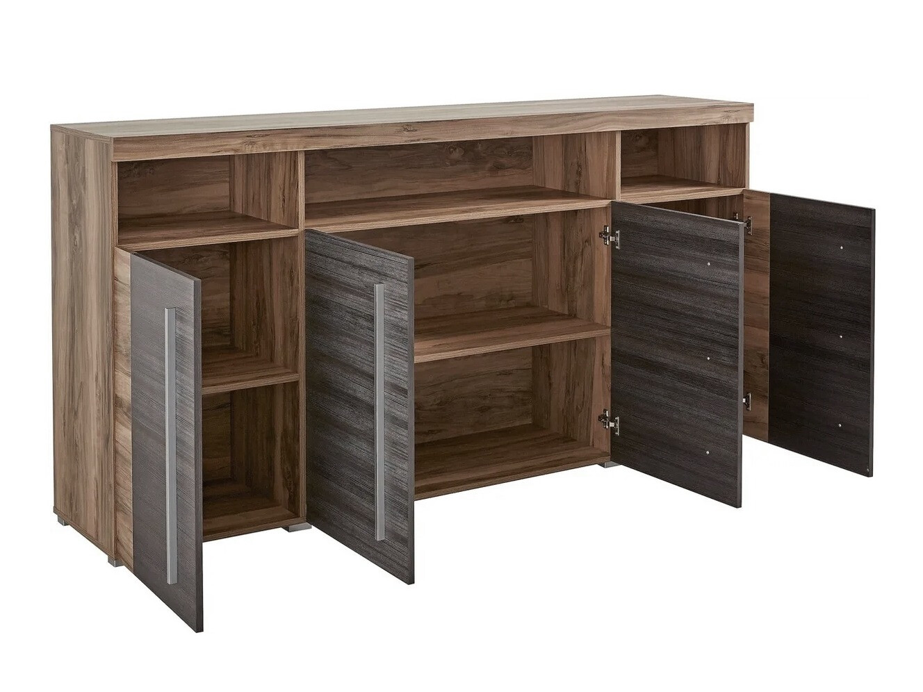 Aparador Sorciro 107 (Noz + Carvalho escuro)