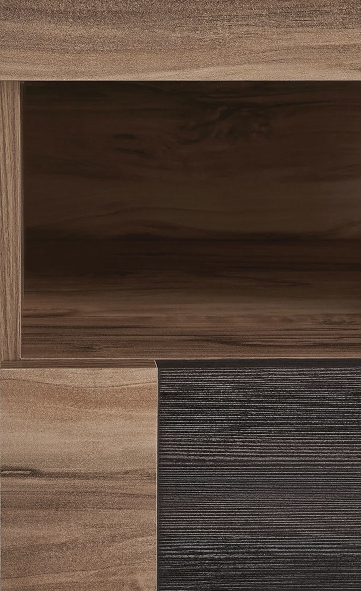 Aparador Sorciro 107 (Noz + Carvalho escuro)