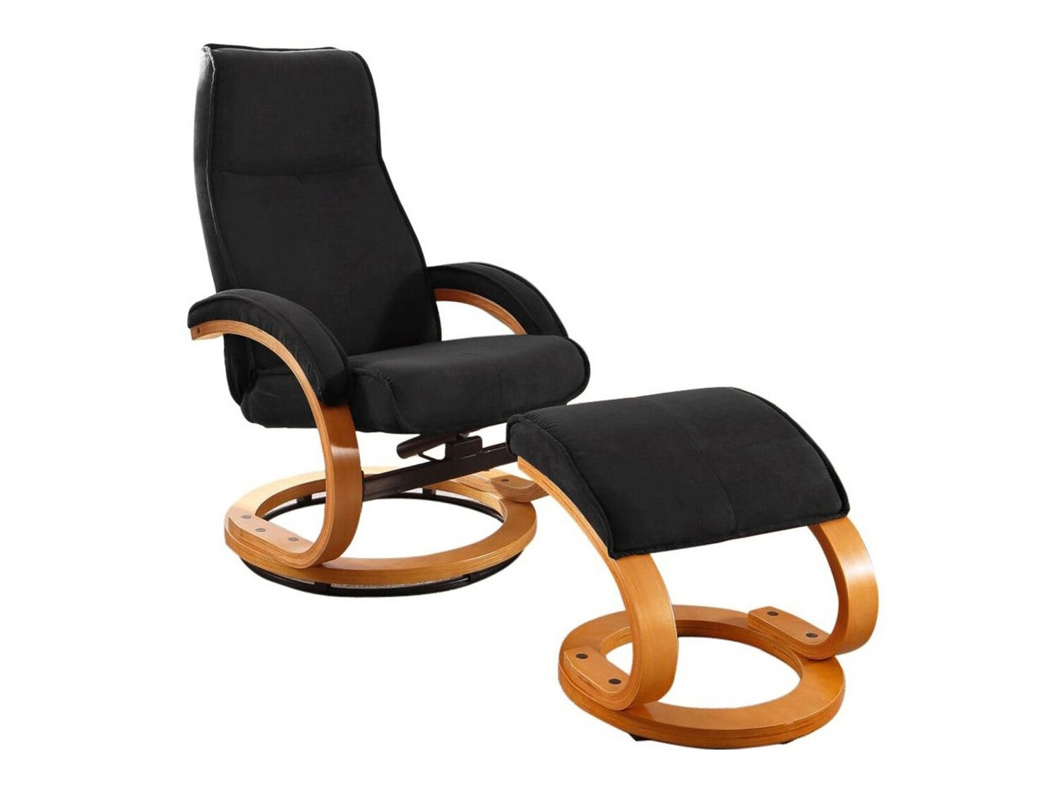 Poltrona Denton 194 (Preto + Castanho)