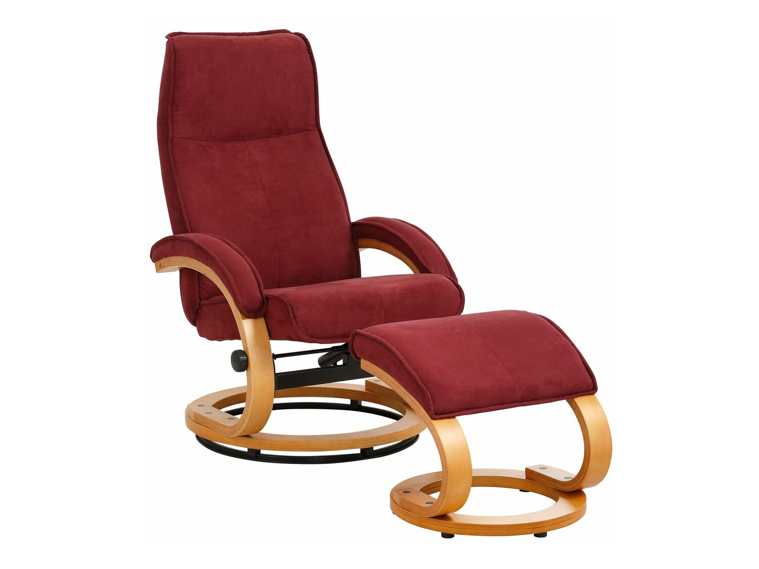 Poltrona Denton 194 (Vermelho + Castanho)