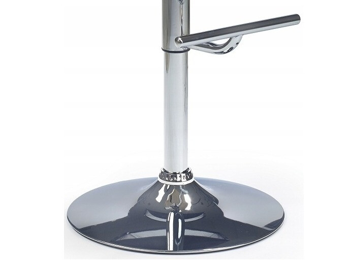 Banco de bar Houston 517 (Noz + Creme + Prateado)