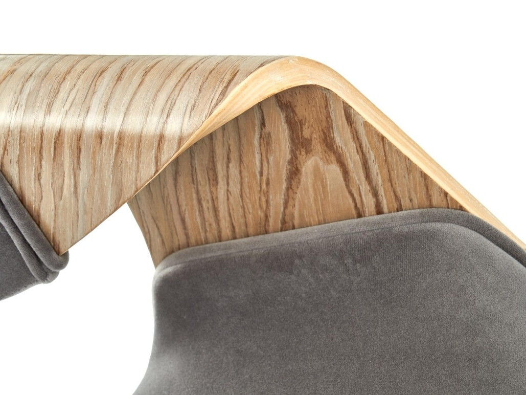 Cadeira Houston 720 (Madeira clara + Cinzento)