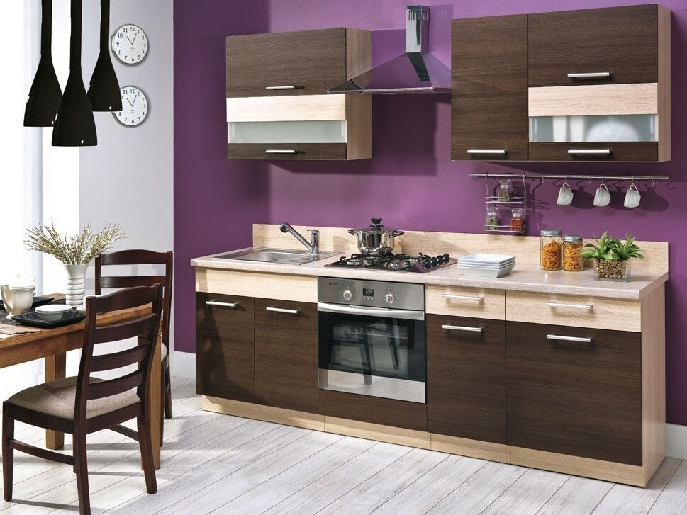 Conjunto de cozinha modular Mode Dark 127