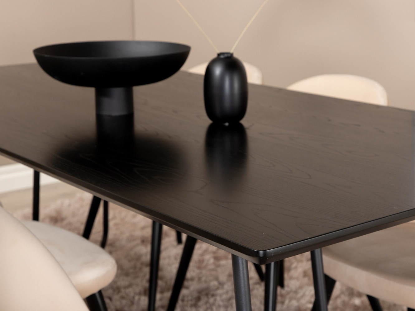 Conjunto para refeições Dallas 2723 (Bege + Preto)