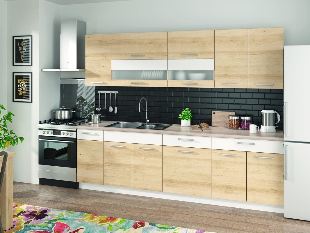 Conjunto de cozinha modular Mode Beech 129