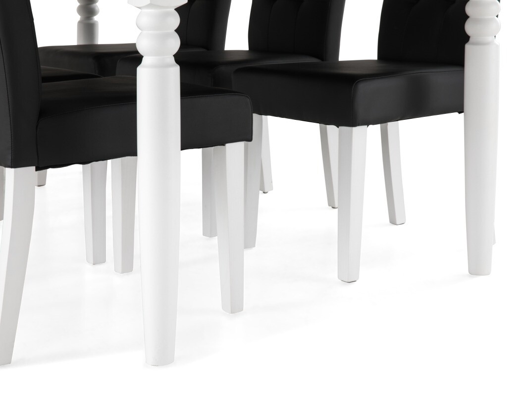 Conjunto para refeições Scandinavian Choice 652 (Preto + Branco)