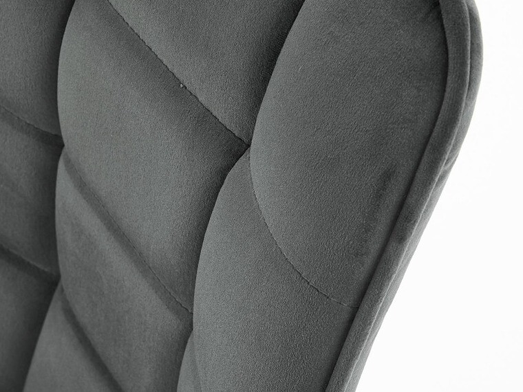 Cadeira Houston 739 (Cinzento escuro + Preto)