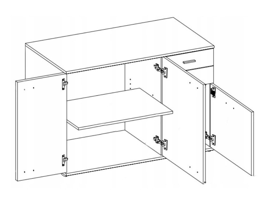Cómoda Bristol 154 (Ameixa)