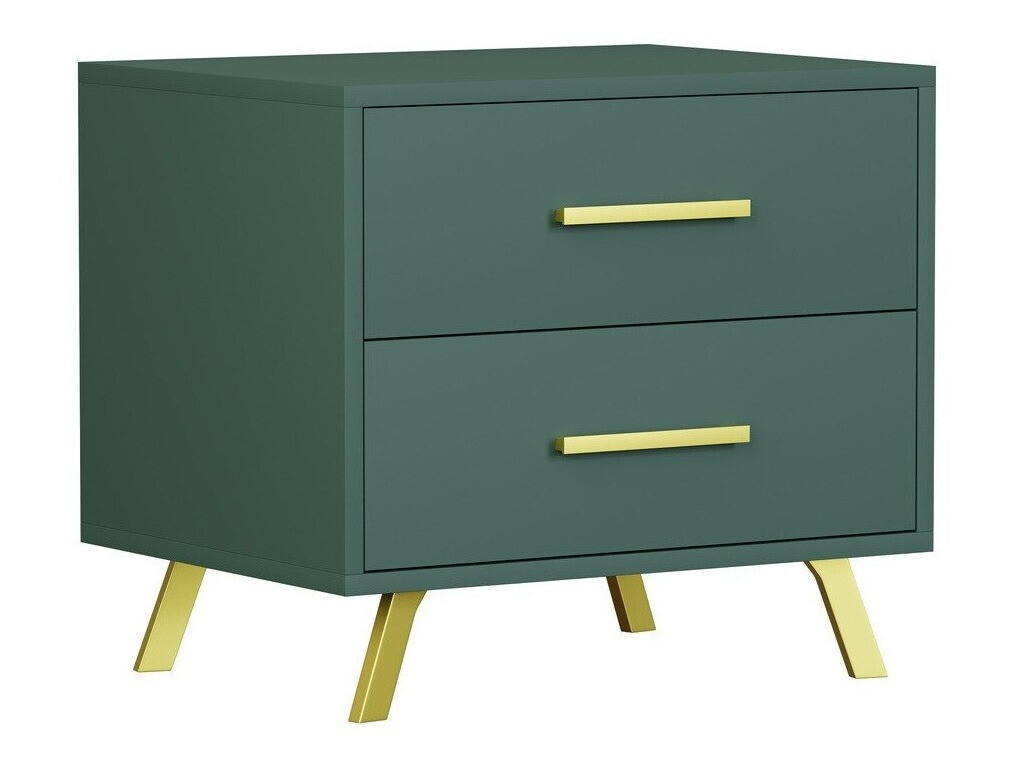 Mesa de cabeceira Dortivu 119 (Verde + Dourado)