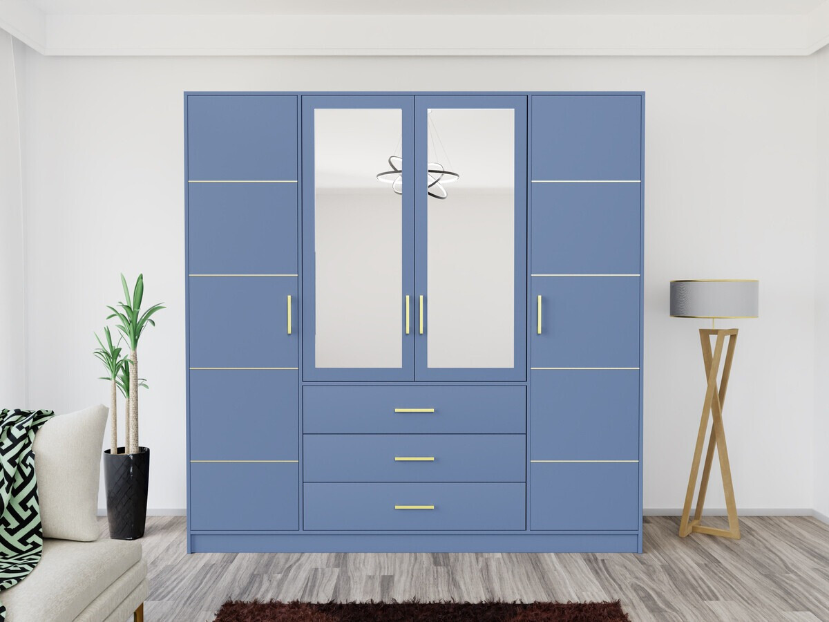 Roupeiro Dortivu 115 (Azul)