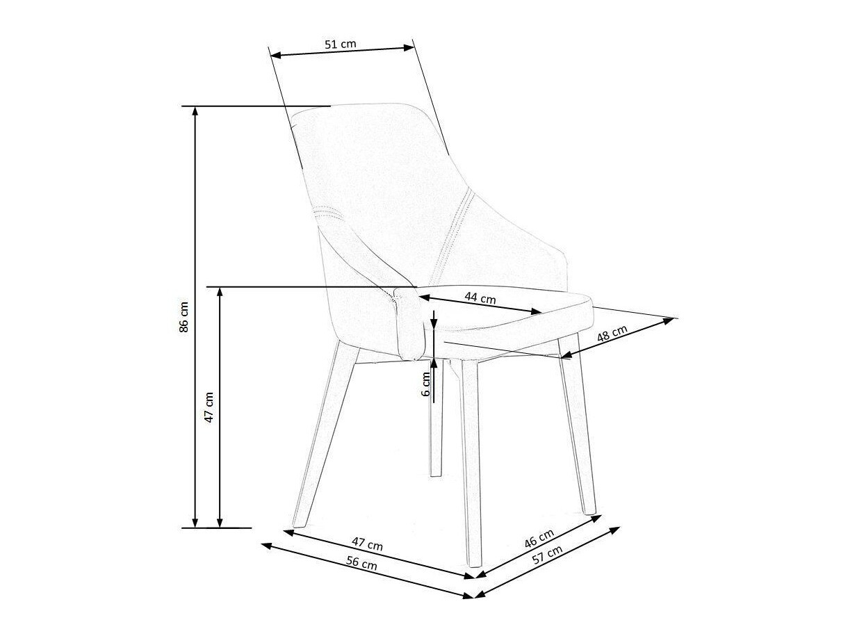 Cadeira Houston 709 (Cinzento escuro)