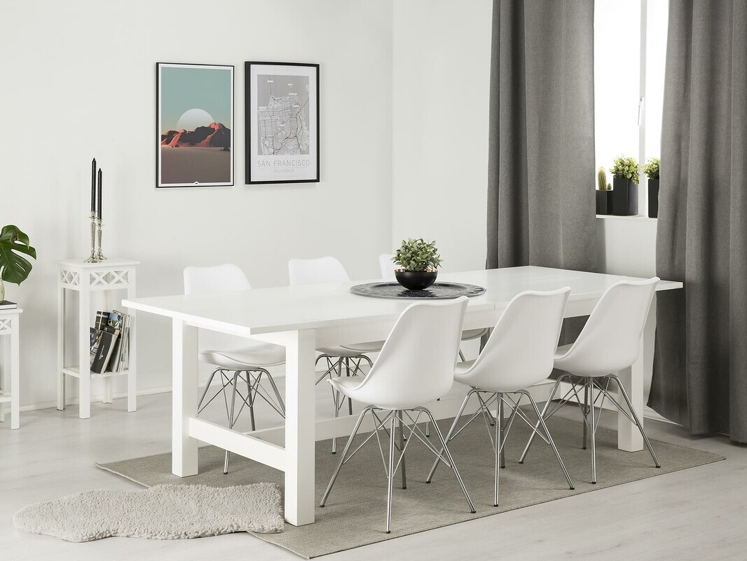 Conjunto para refeições Scandinavian Choice 575 (Branco + Prata)