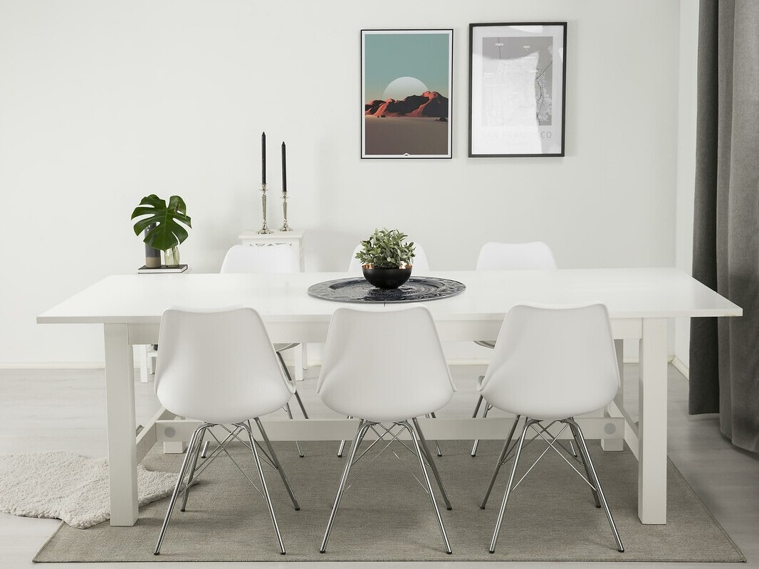 Conjunto para refeições Scandinavian Choice 575 (Branco + Prata)