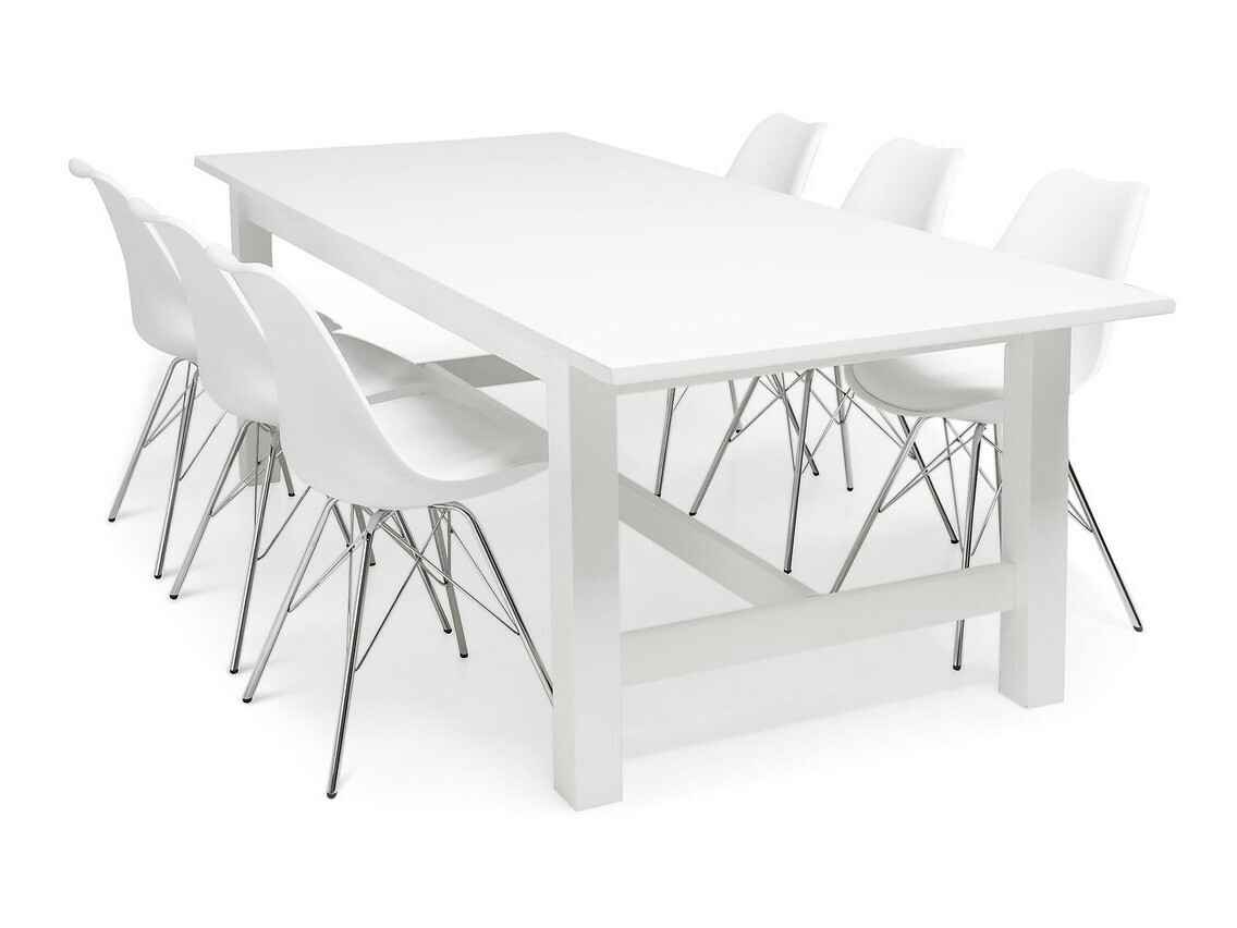 Conjunto para refeições Scandinavian Choice 575 (Branco + Prata)