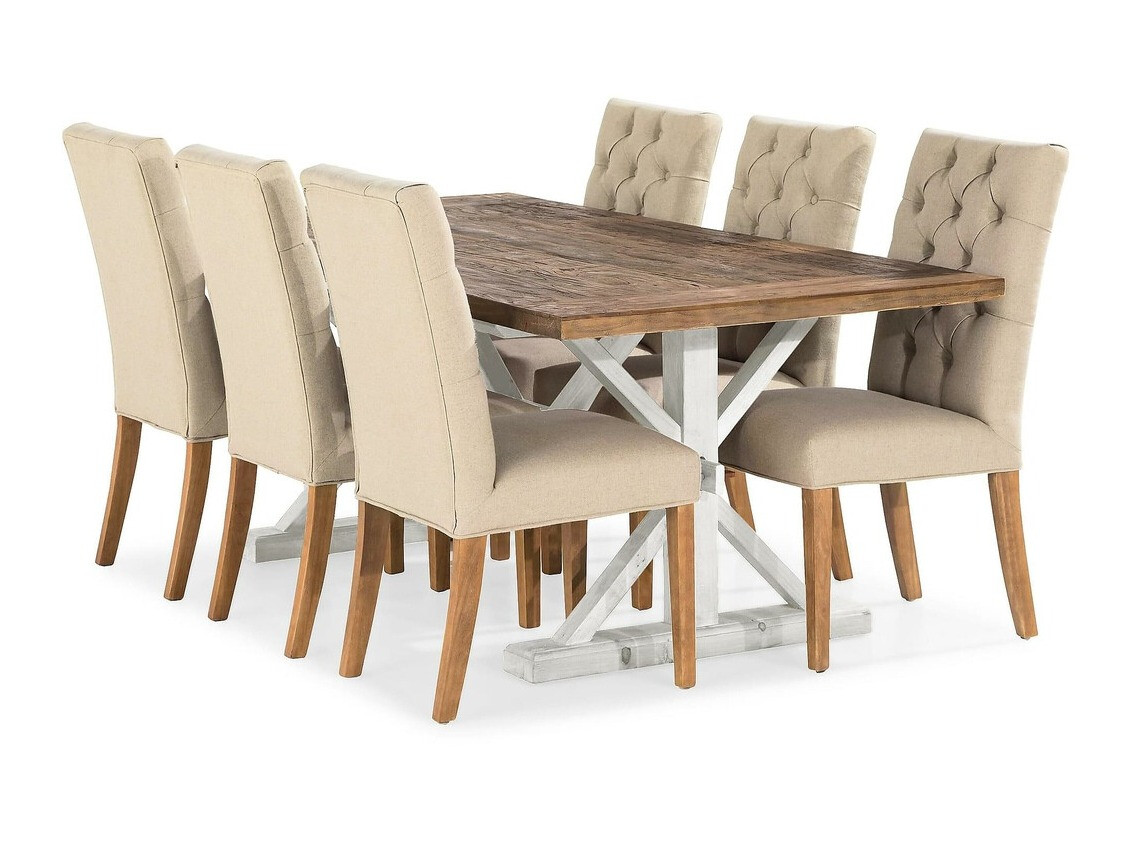 Conjunto para refeições Bloomington 194 (Beige + Olmo + Branco)