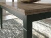 Mesa Tolnue 107 (Verde escuro + Carvalho lefkas)