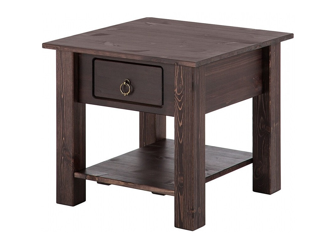 Mesa de apoio Denton 121 (Castanho escuro)