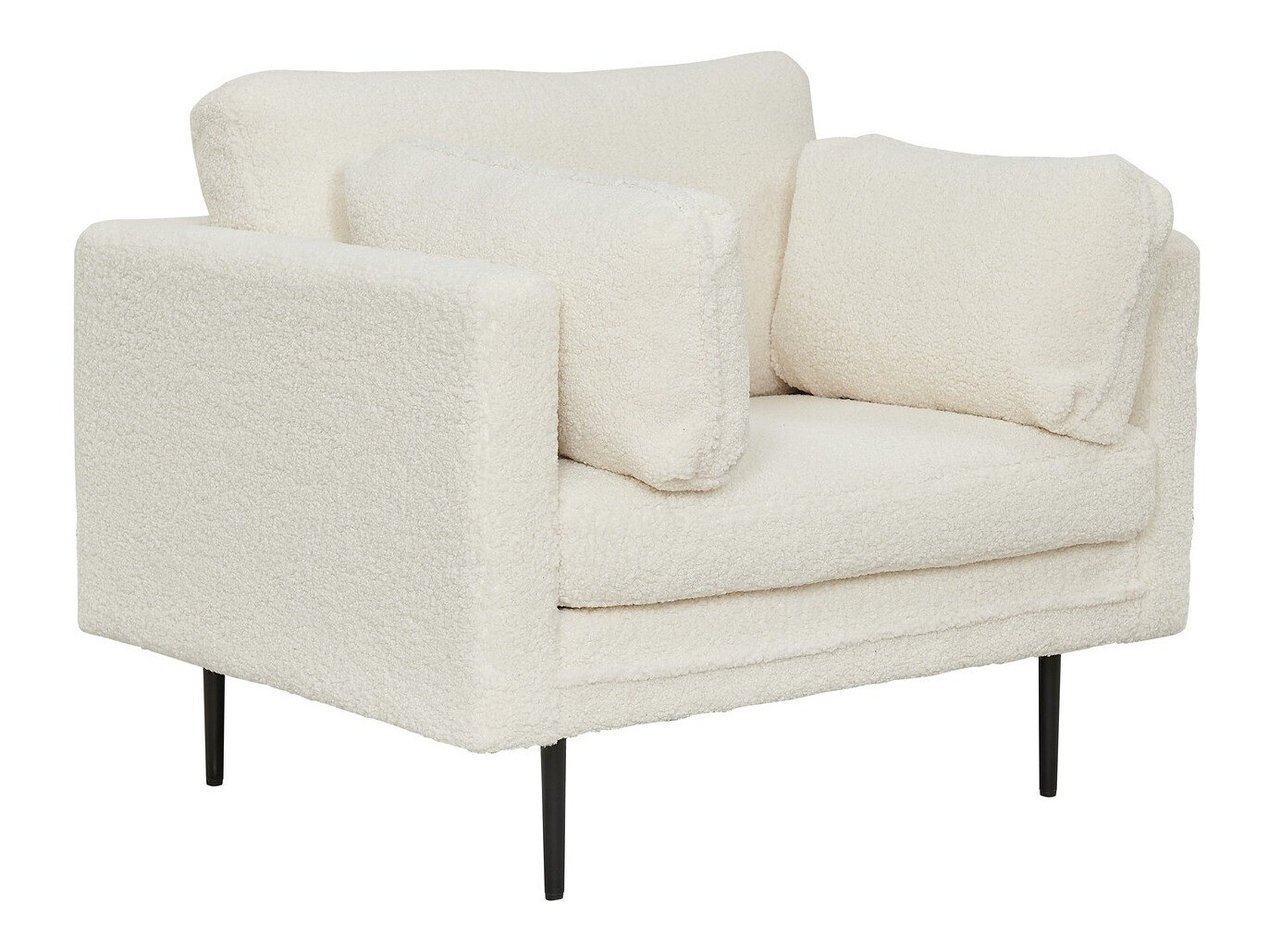 Poltrona Dallas 100 (Branco + Preto)