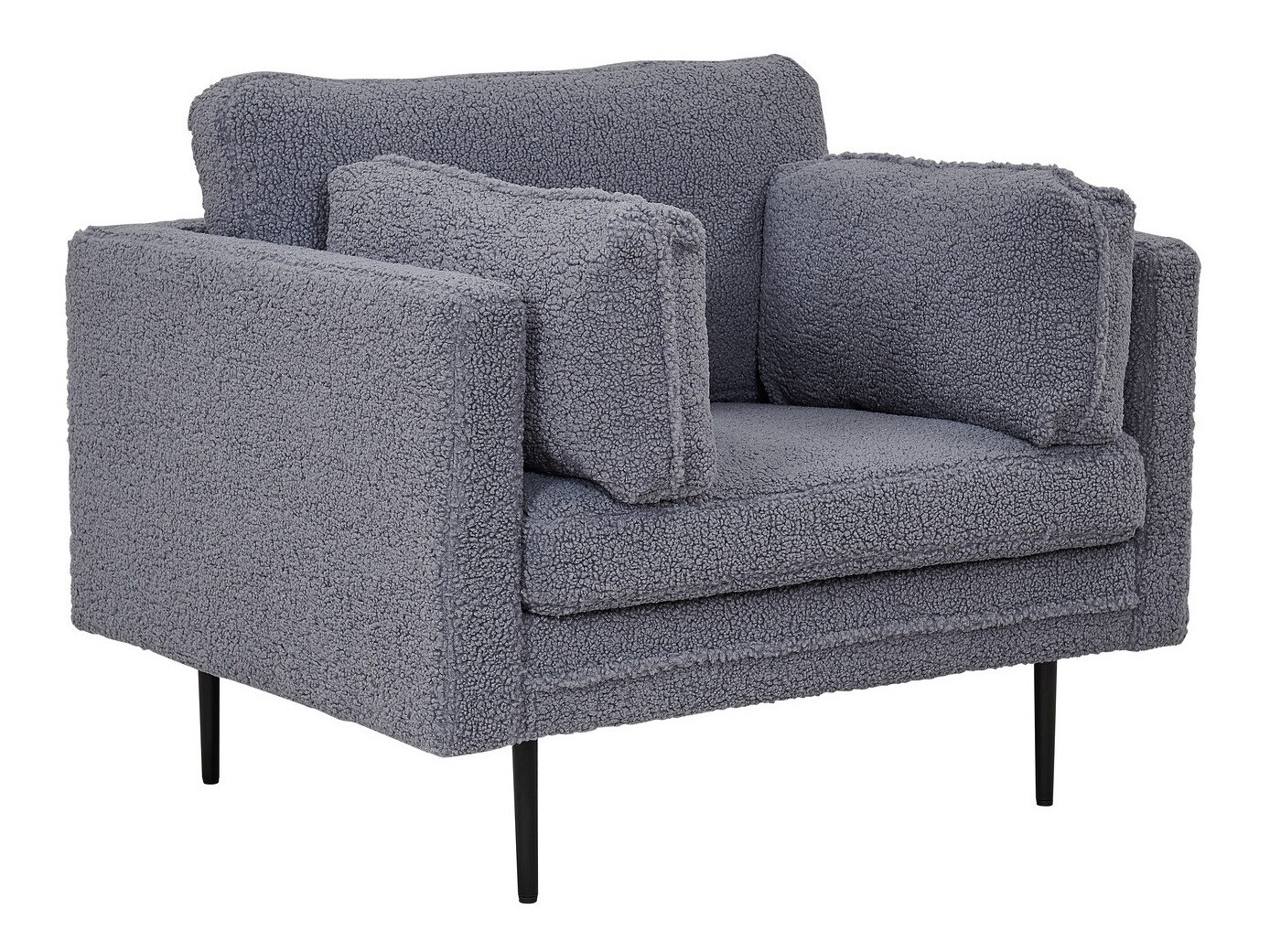 Poltrona Dallas 100 (Cinzento + Preto)