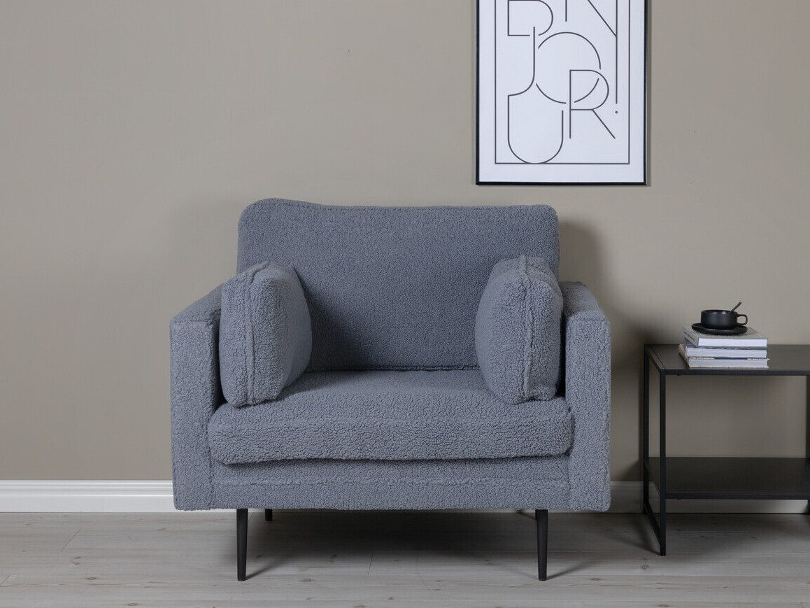 Poltrona Dallas 100 (Cinzento + Preto)