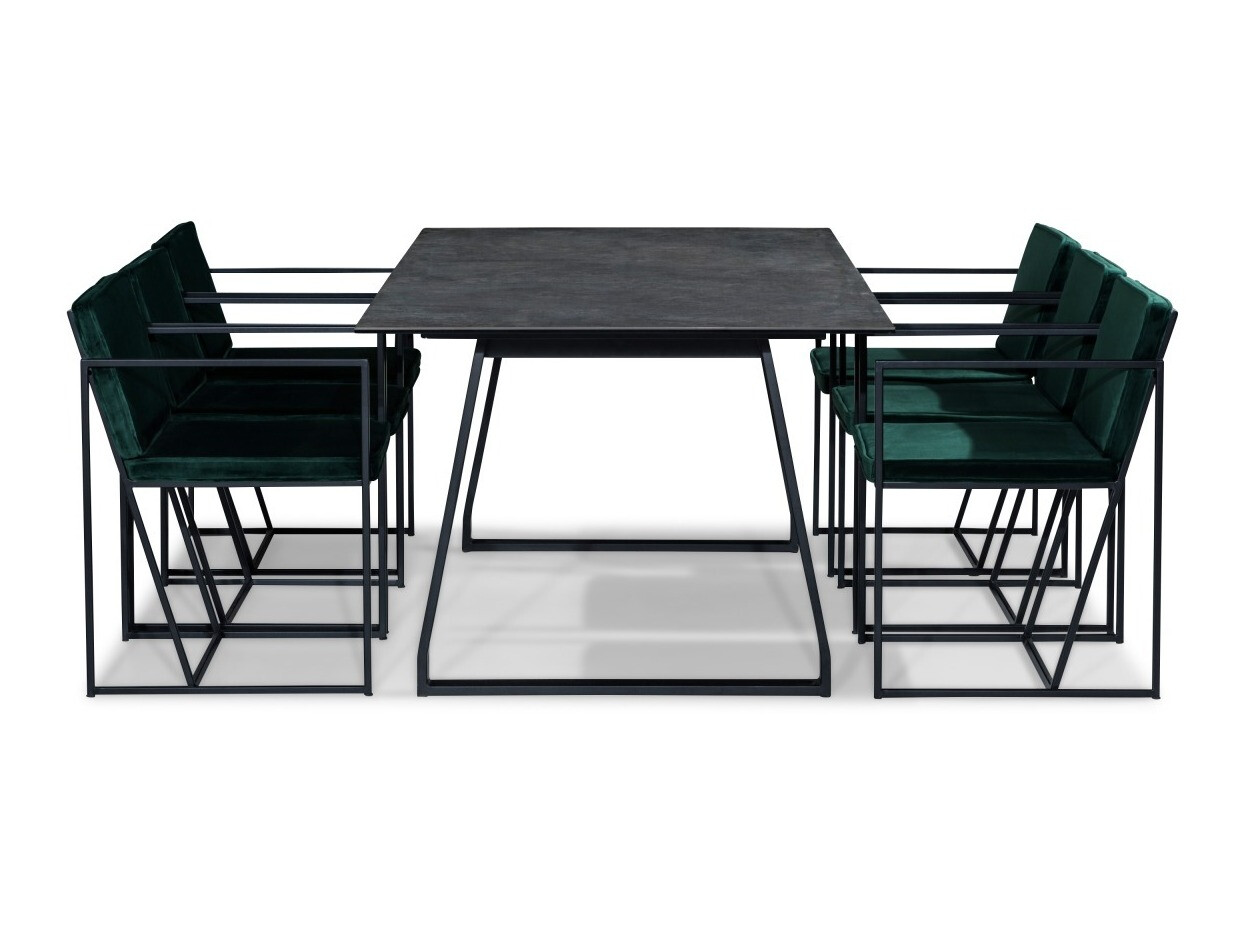 Conjunto para refeições Concept 55 154 (Verde + Preto)